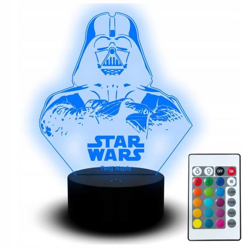 Veilleuse Led Statue Star Wars Dark Vador Nom Du Pilote Star Wars
