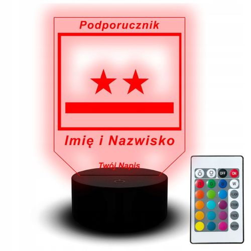 Lampe Led Pour Soldat, Sous-Lieutenant, Grade Cadeau, Ensemble De L'armée Polonaise