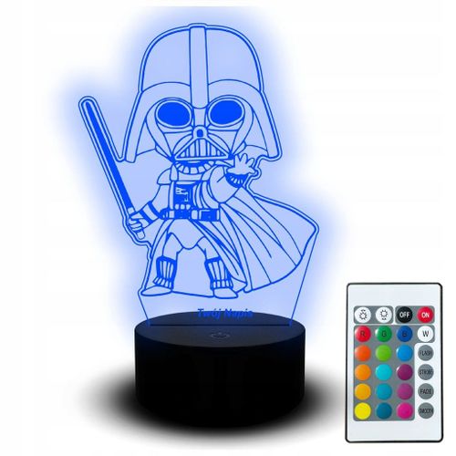 Veilleuse Led Statue Star Wars Dark Vador Nom Du Pilote Star Wars