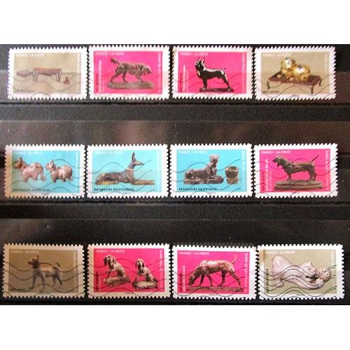 2018. Série Complète Adh15116 À Adh1527: Oeuvres D'art - Chiens.