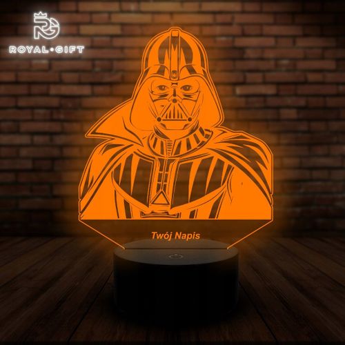 Veilleuse Led Statue Star Wars Dark Vador Nom Du Pilote Star Wars