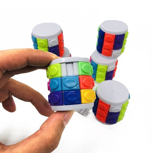 3d Puzzle Colonne Magique Cylindre Cube Cerveau Teaser Jeu De Socit En Trois Dimensions Colonne Puzzles Jouets ducatifs Pour Enfants Cadeau