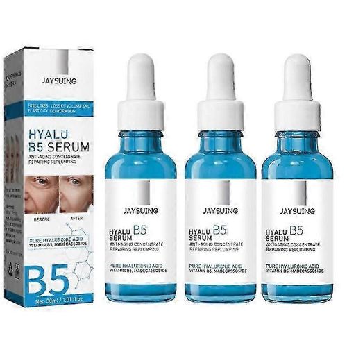 3pcs Anti-ge Hyalu B5 Srum Anti-Rides Concentr Rparateur 30ml