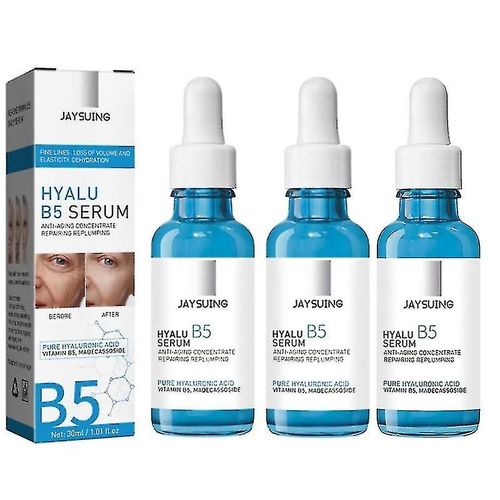3pcs Anti-ge Hyalu B5 Srum Anti-Rides Concentr Rparateur 30ml