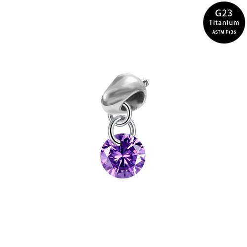 3pcs Boucles D'oreilles En Alliage De Titane G23 Et Zircon, Clous  Lvres, Accessoires, Tte De Balle Pour Dents Extrieures, Clous D'os En Zircon Super Flash-Cerf-Volant 3*6 (Dents Extrieures M0.9)