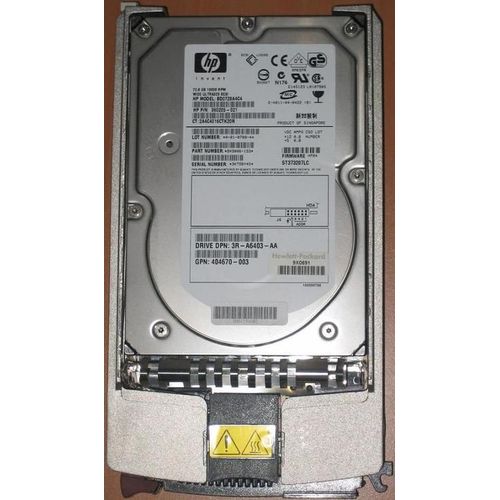 3R-A6403-AA HP COMPAQ 72.8Go 10K RPM Ultra320 SCSI 3.5
