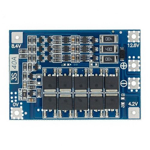 3s 40a - Batterie Lithium-Ion 3s 4s 5s, Chargeur 18650, Bms Panneau De Protection Avec Balance Pour Moteur De Perceuse