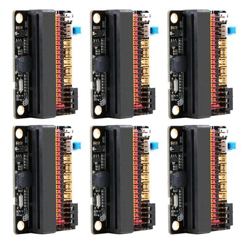 3X Carte D'Extension Micro-Bit Bouclier D'Adaptateur de Drivation IOBIT V2.0 avec Buzzer pour BBC Micro- Programmation Graphique Python Peu D'Enfants