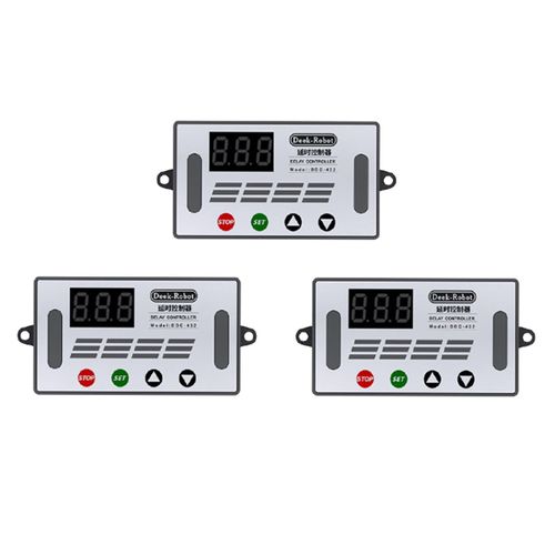 3x Ddc-432 Double Mos Led Contrleur De Retard Numrique Relais Dclencheur Cycle Minuterie Interrupteur Module Commande Synchronisation