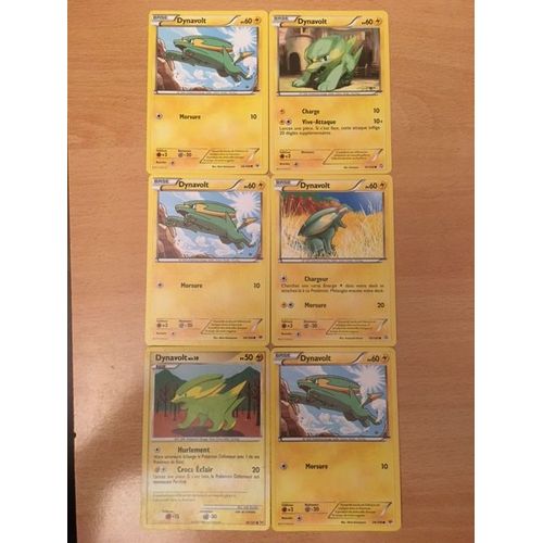 3x Dynavolt 60pv (24/108) + Dynavolt 60pv (59/160) + Dynavolt 60pv (41/124) + Dynavolt 50pv (74/127) Pokemon