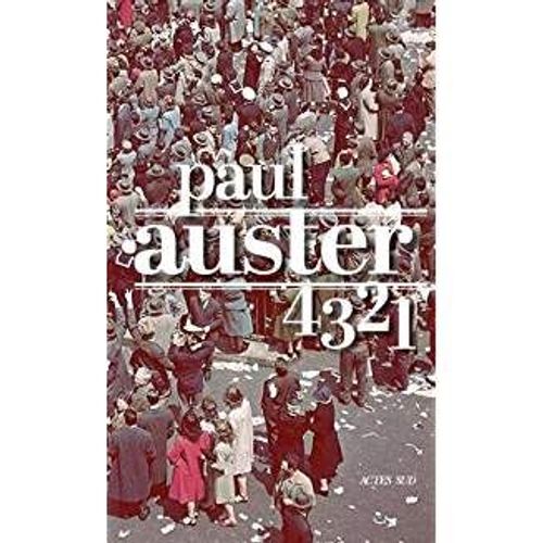 4 3 2 1   de Paul Auster  Format Beau livre 