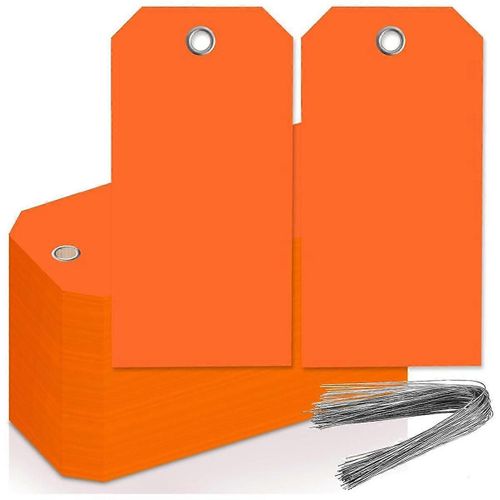 4 3/4 Po X 2 3/8 Po Non tiquettes D'expdition Avec Fil Blanc tiquettes Volantes Robustes Avec Trous Renforcs tiquettes  Bagages Inscriptibles, C