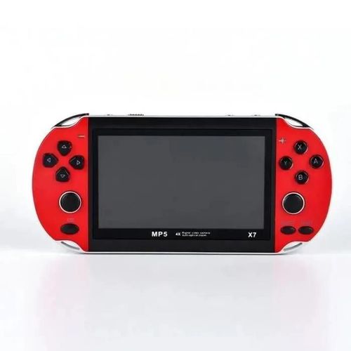 4.3in X7 Rouge - Console De Jeu Portable Retro Avec Ecran Hd De 4.3 Pouces, Lecteur Mp4, 10000 Jeux Classique