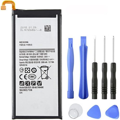 4.4v 3300mah Eb-Bc700abe Remplacement Batterie Pour Samsung Galaxy C7 C7000 C7010 C7018 With Tools