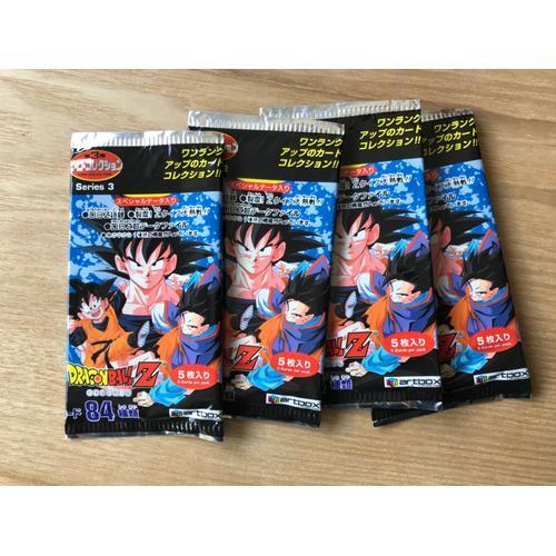 4 Boosters Packs Dragon Ball Z Srie 3 Hero Collection Artbox Dbz