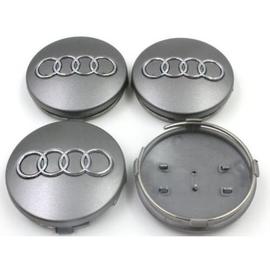 4 Pièces Capuchons De Centre De Roue De Voiture Cache-Moyeux, Pour Audi A3  A4 A5 A6 A7 A8 S4 S6, Moyeu De Roue Accessoires De Style De Voitur 135MM  (Noir)