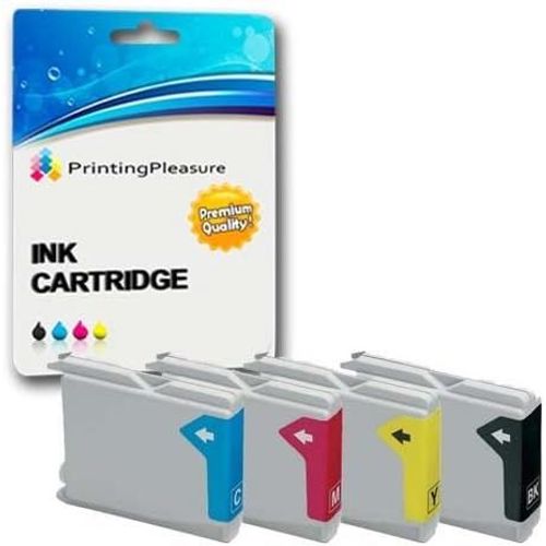 4 Cartouches D'encre Compatibles Pour Brother Dcp-130c 135c 150c 260c 330c 350c 357c 540cn 560cn 750cw 770cw Fax-1355 1360 1460 1560 2840c Mfc-235c 240c 440cn 465cn 680cn 5460cn | Lc1000 Lc970
