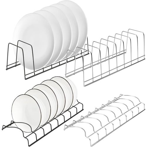 4 Egouttoir Vaisselle Inox,Porte Vaisselle gouttoir Egoutoire Vaisselle Cuisine,Range Assiette Inoxydable Seche Vaisselle Pour Couvercle De Pot Assiettes De Bol Planches  Dcouper