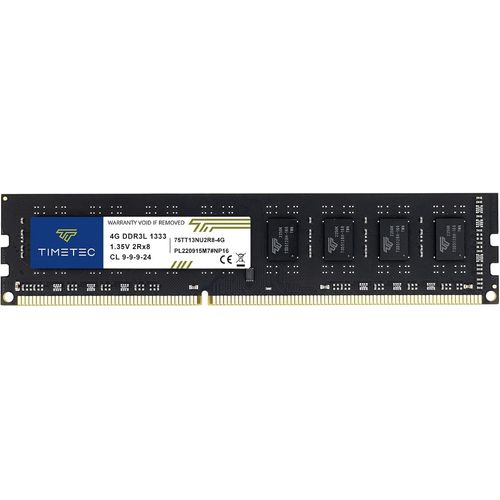 4 Go DDR3 1333MHz PC3-10600 Non ECC Unbuffered 1,35V CL9 2Rx8 Dual Rank 240 Pin UDIMM Desktop PC RAM Module de mmoire Mise  Niveau