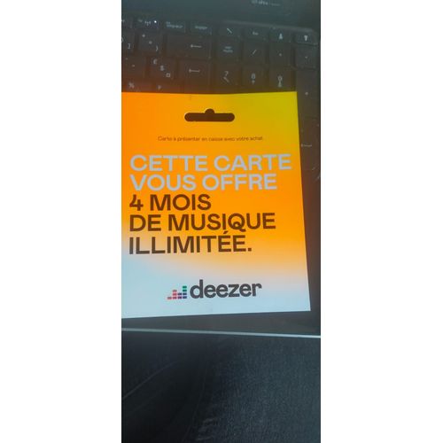 4 Mois Abonnement Deezer Famille Ou Premium ( Au Choix )