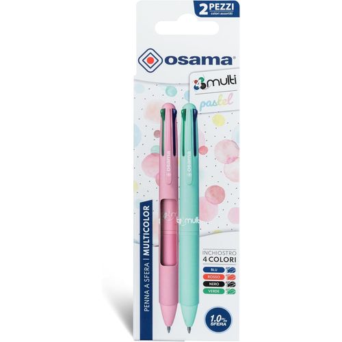 4 Multi-Stylo 4 Couleur,2 Pices-Stylo Bille 0,1 Mm Pointe Fine  Dclic En Caoutchouc Avec Encre Noire,Bleue,Rouge Et Verte-Couleur Pour Papeterie,Fourniture Scolaire Et Bureau