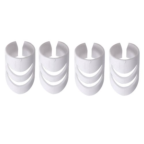 4 Paquets De Mdiator De Pouce De Guitare, Mdiator De Guitare,Mdiator De Doigt Blanc