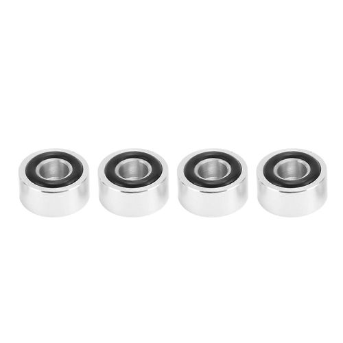 4 Pcs Alliage D'aluminium Haut-parleur Isolation Pieds Pad Haut-parleur Spike Pads avec Anneau en caoutchouc antidrapant pour Amplificateur de lecteur CD DVD