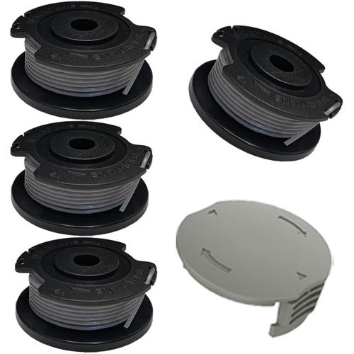 4 Pcs Bobine Pour Coupe,Fil Coupe Bordure,Fil Coupe Bordure Universel,Convient Pour Bosch Easygrasscut Easygrasscut 23, Easygrasscut 26, Easygrasscut 18, 18 - 230, 18 - 260, 18 - 26tte Tondeuse 