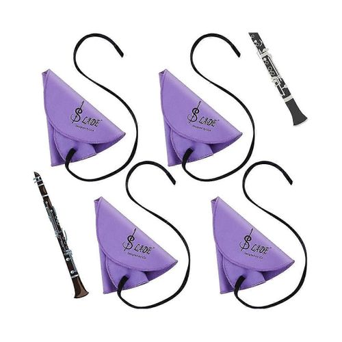 4 Pcs Clarinette couvillon Clarinette Chiffon De Nettoyage Pull Through Tampon Nettoyant Chiffon Pour Intrieur Tube Suitab