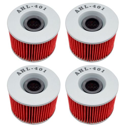 4 Pcs Filtre  Huile Pour Kawasaki Gt550 1990-1995 Gt 550 1983-1989 1996-2001 Gt750 1990-1996 Gt 750 1982-1989 Kr650 Kr 650 1993 