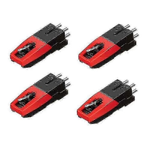 4 Pcs Platine De Remplacement Stylet Aiguilles Platine Pour LP Crosley Ion Jensen 1Byone Phonographe Tourne-Disque