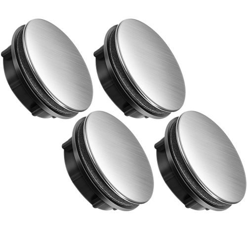 4 Pcs Sink Hole Plug Overflow Cover Wash Basin Bathroom Stainless Steel