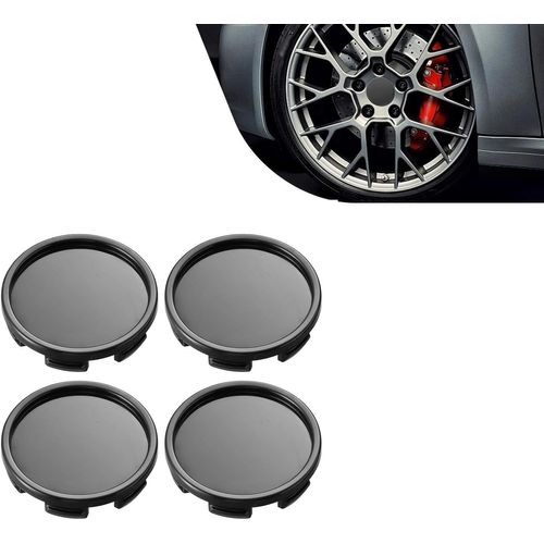 4 Pices Cache Moyeu, Cache Moyeu 58 Mm (Id 55 Mm), Plastique Abs Cache-Moyeu, Jantes Enjoliveurs Accessoires Pour Voitures,[5390]
