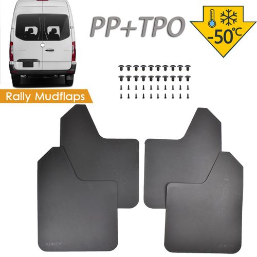 4 Pices Larges Bavettes De Course/Rallye Pour Fiat Ducato Peugeot Boxer Ram Promaster Garde-Boue Garde-Boue Garde-Boue 15 