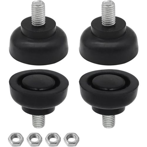 4 Pices Pied De Meuble, Silent Bloc M8 X 13 Mm Pied De Table A Visser, Base 34 Mm, Pied Caoutchouc Peut Etre Utilis Pour Les Meubles, Tables Et Chaises, Canaps[Jia5289833]