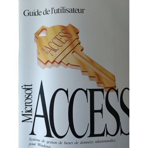 4 Volumes Microsoft Access : - Guide De Rfrence Du Langage. - Mise En Route. - Guide De L'utilisateur. 6 Introduction  La Programmation   de Collectif 