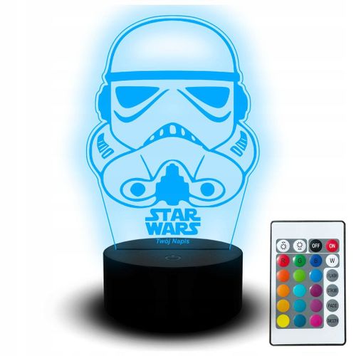 Veilleuse Led Statue Star Wars Dark Vador Nom Du Pilote Star Wars