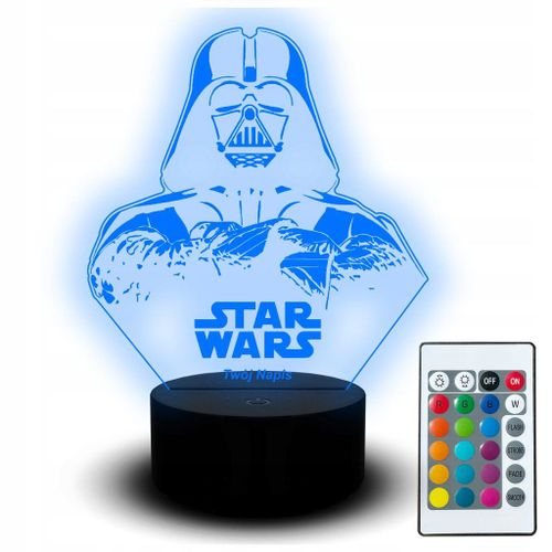 Veilleuse Led Statue Star Wars Dark Vador Nom Du Pilote Star Wars