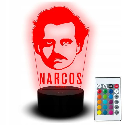 Lampe Led Narcos Pablo Escobar Cadeau Plata o Plomo Rise of The Cartels