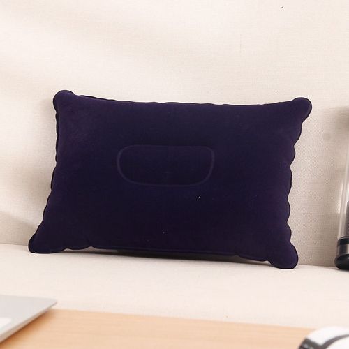 Lot De 2 Coussins Gonflables De Camping, Gris, Pour Le Bureau, Les Week-Ends, Les Vacances À La Plage, Les Vacances En Tente (Bleu Violet)