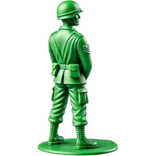 Figurines D'action De Soldats Verts Amusants, Soldats Militaires Classiques, Petites Figurines D'hommes De L'armée En Plastique, Mini-Statue De Soldat Fantaisie Pour Décorations De Bureau, Fête À Thèm