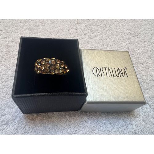 Bague Cristaluna Vivi Cristal Acrylique Transparente Swarovski 100 305 18