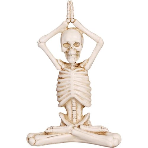 Statue de squelette, figurine de crâne, décorations d'Halloween, statue de crâne de squelette, figurine de crâne d'Halloween, tête de squelette humain réaliste, crâne pour décoration de table de bar d