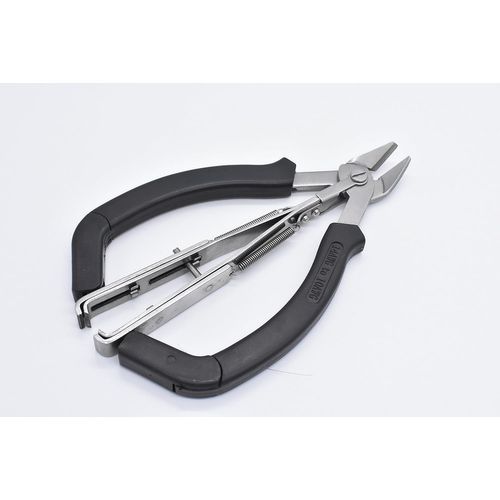 Pince à dénuder et coupe-fils 2 en 1 6"" (15 cm), auto-ajustable (14 AWG-10 AWG), acier inoxydable, bleu, poignée profilée décalée