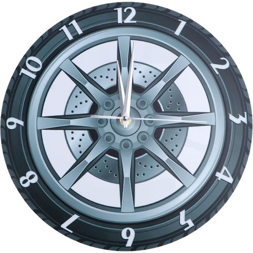 Horloge murale suspendue en acrylique, horloge murale artistique, horloge à roue de voiture, horloge murale créative, décoration d'intérieur, salon moderne, horloge silencieuse, horloge murale amusant