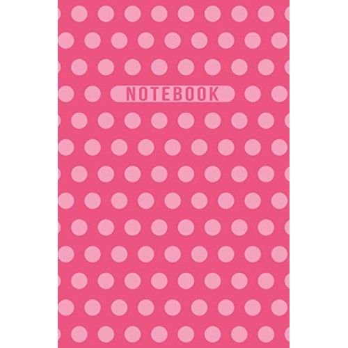 Notebook: Elegant Pink Polka Dot Journal - Lined Journal & Diary For Writing Taking Notes