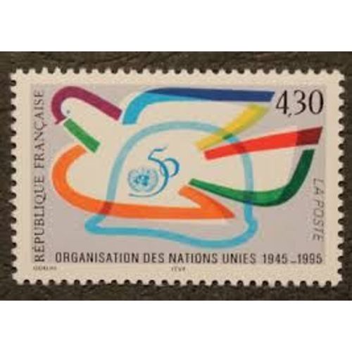 Cinquantenaire De L'organisation Des Nations Unies O.N.U. Année 1995 N° 2975 Yvert Et Tellier Luxe