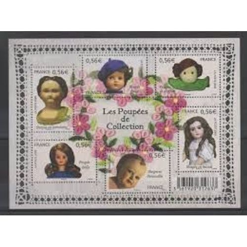 Art : Poupées De Collection Feuillet 4394 Année 2009 N° 4394 4395 4396 4397 4398 4399 Yvert Et Tellier Luxe