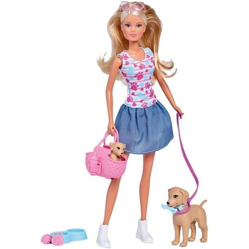 Steffi Love Poupée Mannequin Promenade Chien