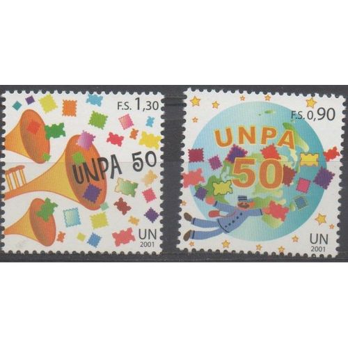 Nations Unies Timbres Unpa 2001